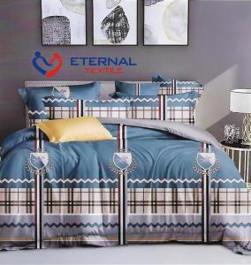 4in1 Bedsheet Set - 4Pcs Set (1 Duvet cover w/ zipper + 1 Fitted Sheet + 2 Pillow Cover)