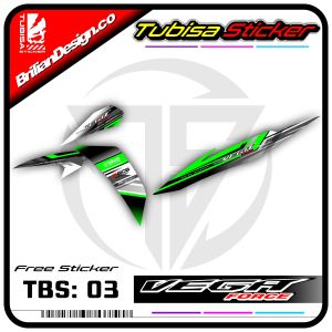 Sticker Striping Vega Force - Stiker Striping Variasi Motor Vega Force. TBS.03