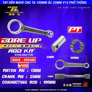 TAY DÊN THÉP TA CNC WAVE DREAM RSX110 BLADE ẮC 13 ( PHỔ THÔNG )_lzd-01