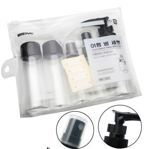 Botol Travel Size Liquid Bottle Pack 5 Pcs Toiletries Kit / Set Botol Mini Tempat Sabun Shampo