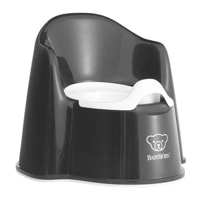 BabyBjorn Potty Chair - Black White