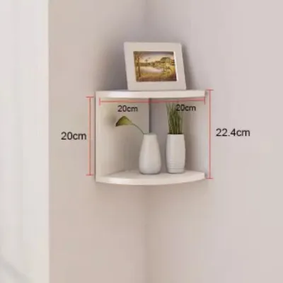 2/4/5 Layers Wooden Corner Shelf Burlywood Storage Shelf Boho Home Decoration Floating Wall Organizer Room Decors Aesthetic