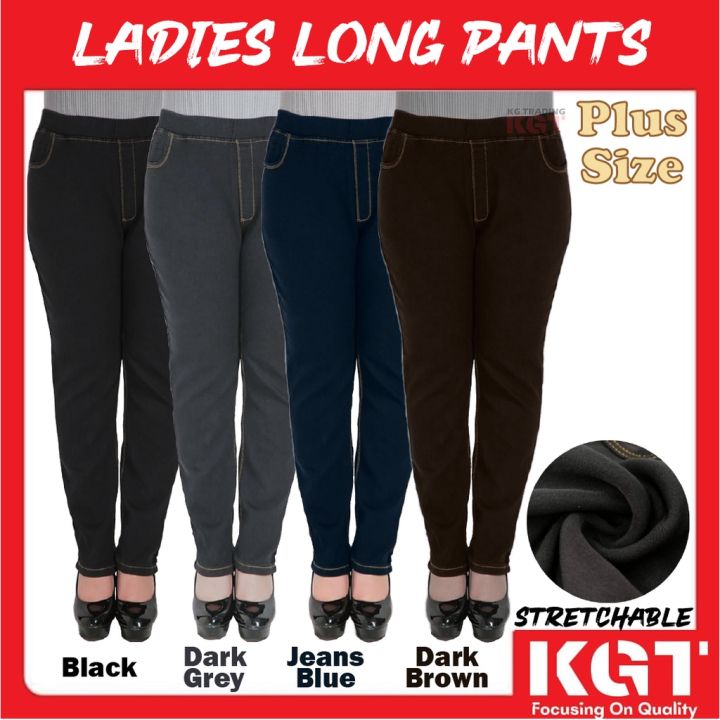 Seluar jeans perempuan plus on sale size