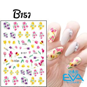 Sticker Dán Móng Tay 3D Chống Nước Hoa flower Collection Hoạ Tiết Hoa Tulip Mùa Hè Sweet Tulip Art CS149 / CS150