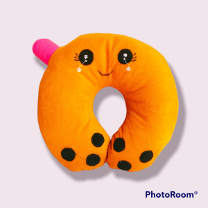 Bantal Leher / Bantal Travel Karakter Dan Bantal Leher Motif Bobba