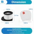 IZ862H Filter for Shark IZ862H Stratos Vacuum, Fit for Shark IZ562H UZ565H Pro IZ540H IZ840 IZ800 Vacuum Part XPSMFIZ700and XFFKIZ700, 2 Pack Filter 4 Pack Foam & Felt Filter Kit. 