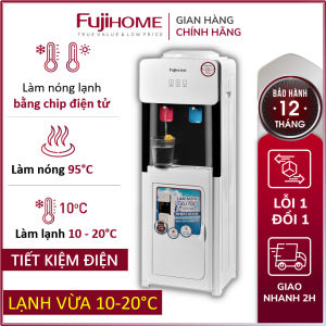 Cây nước nóng lạnh Nhập Khẩu Fujihome WD531C bình lọc máy lọc nước nóng lạnh mini uống công nghệ