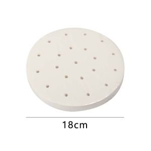 100pcs Kertas Dimsum Kain Kukusan Dimsum Air Fryer Kain Dimsum Kukus Alas Kukus Anti Lengket