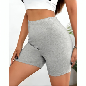 SOLID ELASTIC HIGH WAIST SHORTS FOR WOMEN FOR ANY OUTDOOR SPORTS #GS101