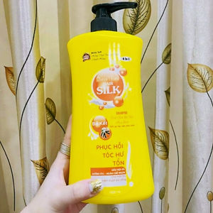 (Combo 2 Chai) Dầu Gội Đầu Bồ Kết Phục Hồi Tóc Hư Tổn SILK 1000ml- Dầu gội đầu - Dầu gội đầu chính hãng - Dầu gội đầu nhập khẩu - Dầu gội đầu thái lan - Ngăn Rụng Tóc/Phục Hồi Hư Tổn/ Suôn Mượt Óng Ả