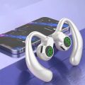 Wireless Bluetooth 5.4 Headphones 180 Degree Rotatable Handsfree Bone Conduction Ear Hooks Noise Canceling Earphones with Microphone. 