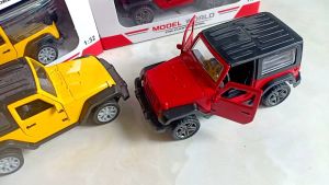 Diecast Car Model Jeep Jip Pull Back