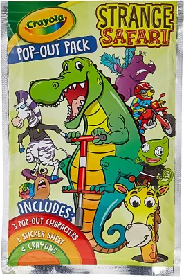 Crayola Pop-out Pack - Strange Safari