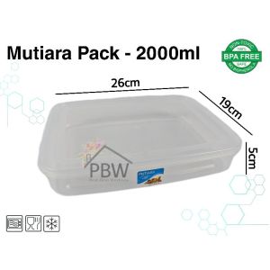 Mutiara Pack 2000ml KMP / Food Container / Varia Pack