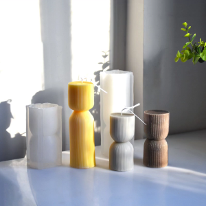 Thủ công mỹ nghệ làm xi lanh Khuôn Silicone DIY 3D đúc handmade món quà xà phòng đất sét đồ trang trí thủ công khuôn mẫu