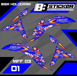 Striping Fino 125 BISA HOLOGRAM Variasi Stiker Yamaha Fino 125 Striping Mff 3