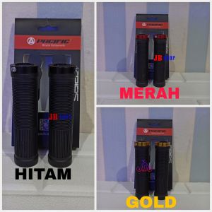 HANDLE GRIP HANDGRIP SEPEDA PACIFIC LOCK RING KARET SARUNG STANG SETANG HAND GRIP HANDFAT HANFAT HAND FAT SEPEDA MTB BMX CITY BIKE MINION MINI LIPAT DLL