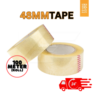 [HIGH QUALITY] 1pcs【48MMx100METER/109YARD】OPP Tape Transparent / Cellotape / Salotape  SHIP IN 24hrs | PUCHIPACK