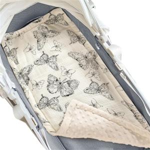 Strollers Seats Liner with Printed Pattern Pushchair Mattress Chair Pad Cushion Seats Pad Infant Supply
