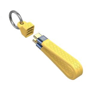 Compact Usb-4 Keychain Data Cable 40Gbps Transfer Rate 8K Video Projection PD240W Fast Charging General Use