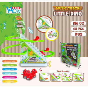 MUSIC TRACK DUS BN 01 - 02 - 03 - 04 - 05 / TANGGA BEBEK DINO UNICORN DORAEMON TRAIN KERETA / MAINAN TANGGA SELUNCURAN JS