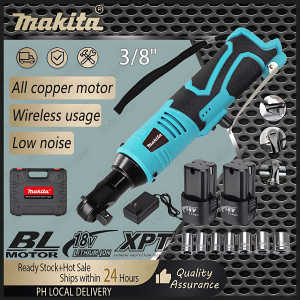 Makita 3/8" Cordless Electric Ratchet Wrench Set Right Angle Wrench Tool Screw Nut Removal Repairing