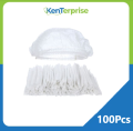 Disposable Headcap non-woven hair net hood net fluffy cap (100 pieces). 