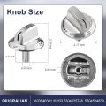 A 03546301 /02/03 5304525746 5304504839   Cooktop Knobs for Frigidaire Stove, Compatible with Frigidaire Gas Stove Knob FFGC3026SSB FFGC3026SSC FFGC3026SSE FFGC3626SSE(5).. 