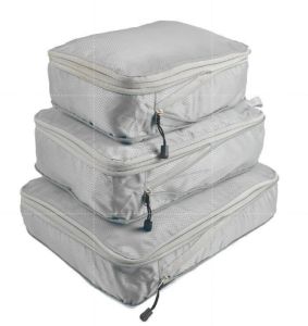 3PCS Compression Packing Cubes Expandable Storage Travel Luggage Bags Organizer