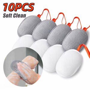 10Pcs Soap Foaming Mesh Bag Bath Towel Is Used To Produce Soap Foam Travel Home Furnishings