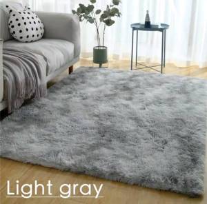 พรมปูพื้น สำหรับห้องนอน-ห้องรับแขก-ห้องนั่งเล่น พรมขนนุ่มขนฟู สไตล์ญี่ปุ่น พร้อมส่ง