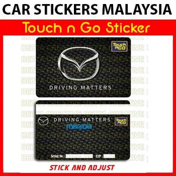 Mazda Exclusive Look Touch n Go Sticker Front & Back CSM
