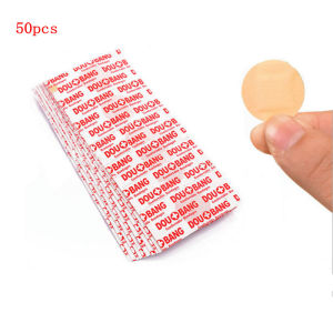 10/30/50Pcs First Aid Waterproof Healing Wounds Adhesive Bandage Round Band Aid Wound Plaster