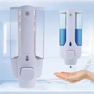 (BISA COD) PROMO DISPENSER SABUN 350 ML SINGLE / DISPENSER TEMPAT SABUN CAIR SINGLE WITH KEY LOCK / DISPENSER SABUN TEMPEL DINDING / TEMPAT SABUN DINDING KAMAR MANDI / DISPENSER SABUN MURAH
