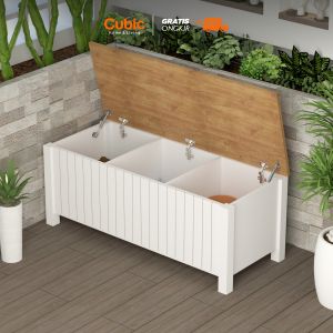 Cubic Bangku Storage Serbaguna / Kursi Panjang / GENIO BENCH 120