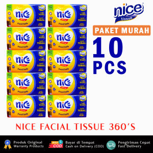 PAKET MURAH | Tisu NICE Facial 360 Sheets/Tisu Wajah Isi 10 PCS Keperluan [Rumah Kantor Hotel Warung & Mobil]