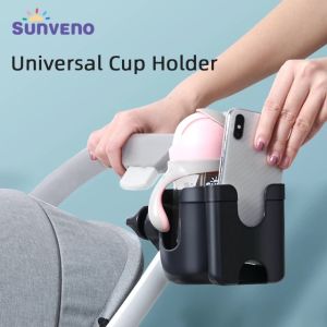 Stroller Cup Holder Multifunctional Creative Stroller Accessories Baby Stroller/Pushchair Black Mobile Phone Holder