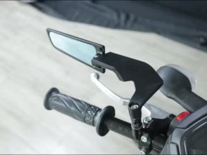Motorcycle Side View Mirror Wing Tip Fixed Wind Wing Motorcycle Side View Mirror Wind-wing adjustable mirrors Y15 LC Y16