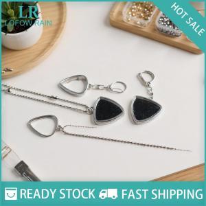 LF Wholesale✨Flash Sale ✨ Guitarist lưu trữ guitar chọn hộp bộ sưu tập rõ ràng chủ Keyring Túi hình trái tim chọn kích thước trường hợp phụ kiện âm nhạc