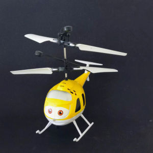 SKISOPGO Hand Sensor Induction Fun Mini RC Aircraft Helicopter Super Wings Kids Flying Toy With Light Mainan RC Budak Lelaki