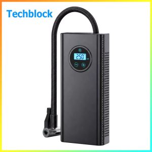 Rechargeable Portable Air Compressor with LCD Screen Electric Tire Pump for Cars and Bikes