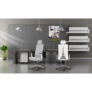 Kursi Direktur Study Chair Eiffel Tower Paris 4D Armrest Headrest
