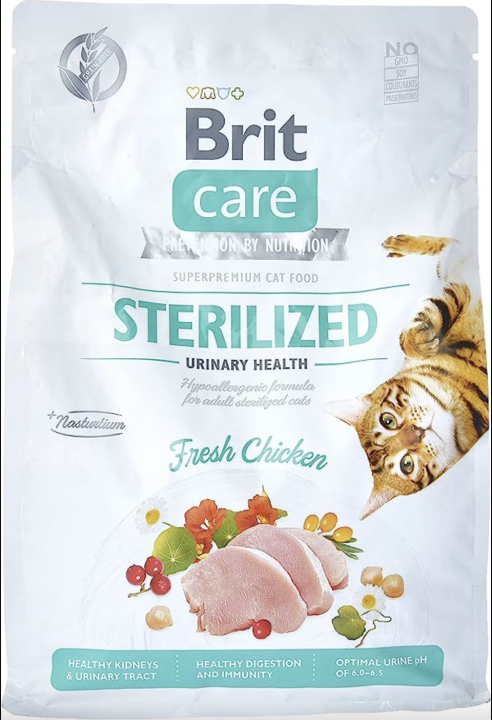 Brit Care Cat Grain-Free Sterilized Urinary Health 2Kg Original