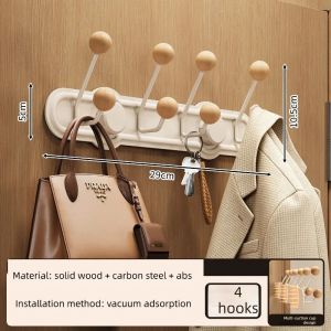 xpkQ Suction Cup Wall Clothes Rack Living Room Entrance Wall Sphere Coat Rack Multipurpose Portable Clothes Hanger Home Furniture T6H1N