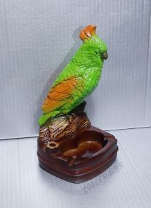asbak unik roko keren karakter burung kakaktua jambul Dekorasi Rumah/MIX WARNA