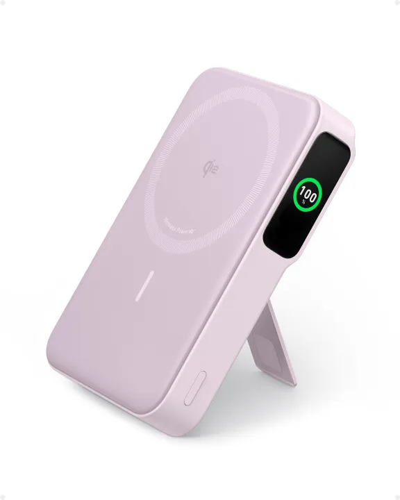 Sạc dự phòng Anker MagGo Power Bank Qi2 Certified 15W Ultra-Fast MagSafe-Compatible Portable Charger, 10,000mAh Battery Pack with Smart Display and Foldable Stand, For iPhone 17/16/15/14, Màn hình LED thông minh tuỳ biến | BigBuy360 - bigbuy360.vn Sạc dự phòng Anker MagGo Power Bank Qi2 Certified 15W Ultra-Fast MagSafe-Compatible Portable Charger, 10,000mAh Battery Pack with Smart Display and Foldable Stand, For iPhone 17/16/15/14, Màn hình LED thông minh tuỳ biến | BigBuy360 - bigbuy360.vn