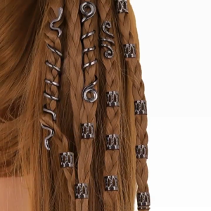 Durability Alloys Rotating Hair Clip Set Stylish Dreadlock Unique Hair Clip for Music Festival Lover