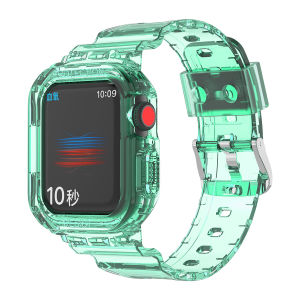 Stock in SG Summer Look 2 in 1 Strap+ Casing for Apple Watch/iWatch Series Ultra/10/9/8/7/6/5/Se/4/3/2/1.45&41mm44&40mm42&38mm. Watch not included.