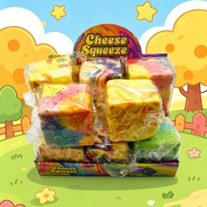 HAPP Slow Rising Maltose Cube Stress Toy Hand Relax Foam TPR Squeeze Toy Creative Pinch Slow Rebound Toy Kids Adults