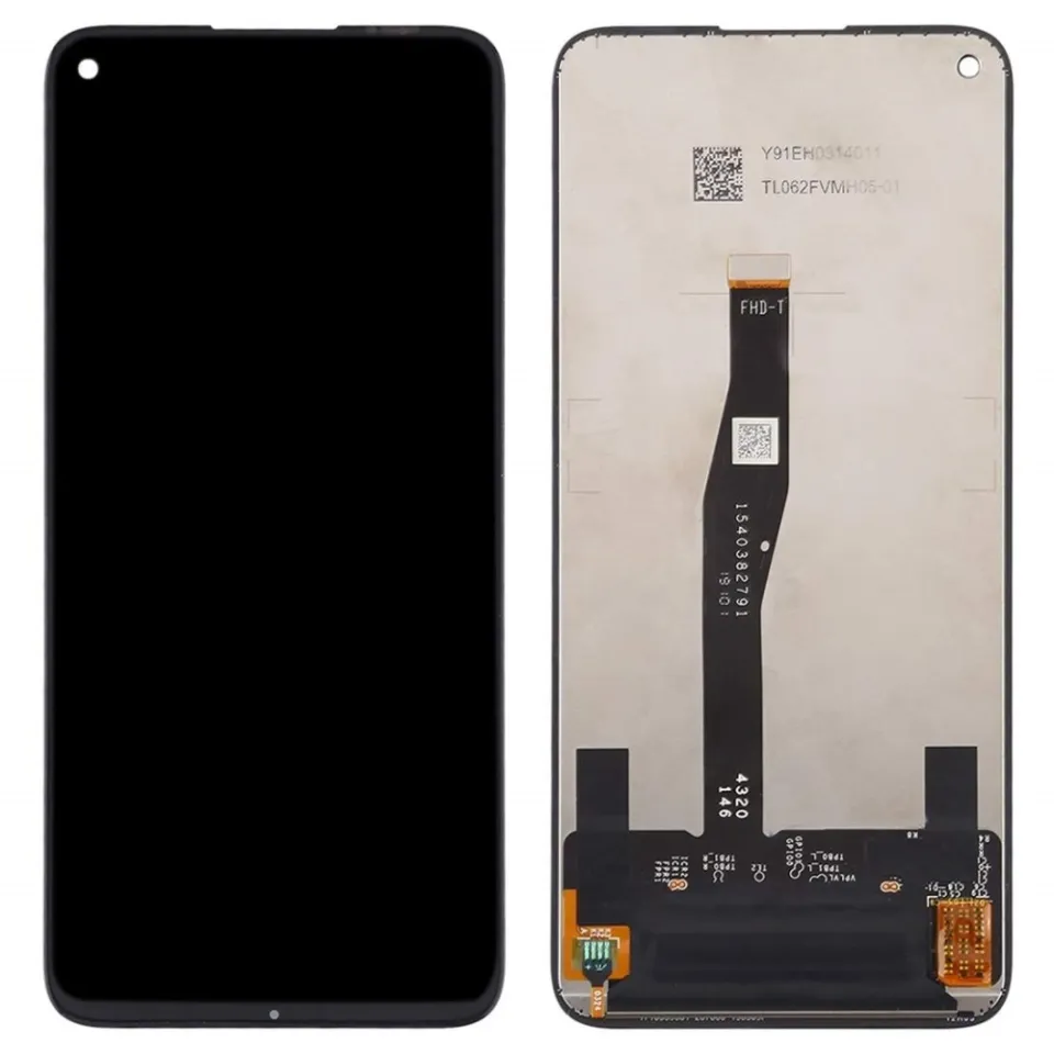 iYAiYO Schermo LCD Display Digitalizzatore Touch Screen Ricambio Compatibile con Huawei Nova 5T YAL-L21, YAL-L61, YAL-L71 Schermo Completo con Cornice-Nero